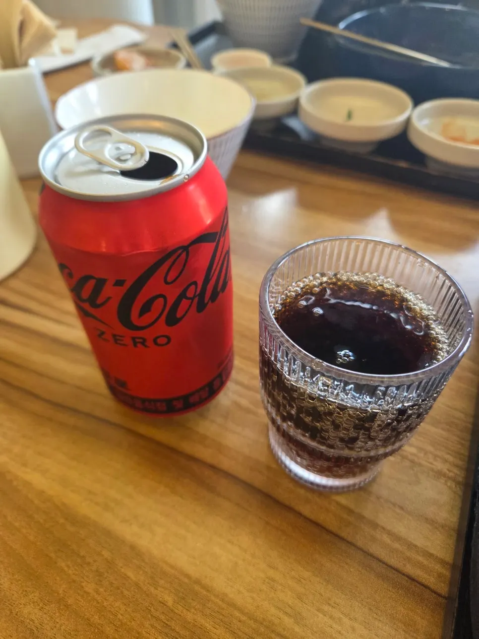 식사 후 마신 제로 콜라