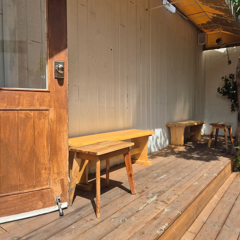 Sunlit first-floor window seats