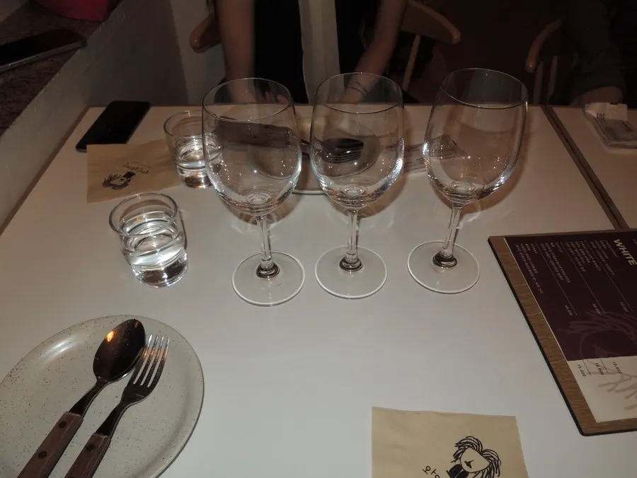 Wine being prepared