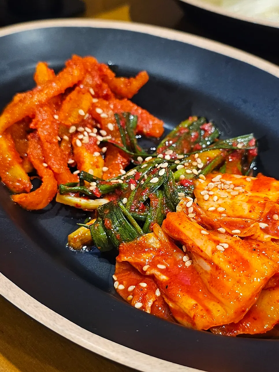무김치와 파김치 밑반찬