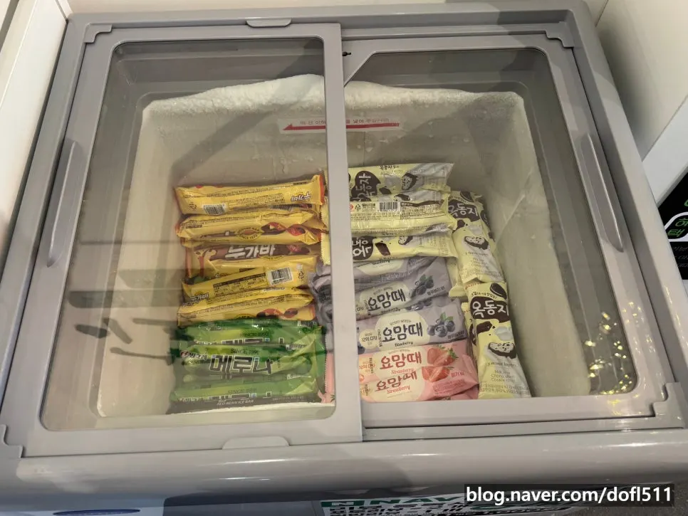 Free ice cream received for participating in the review event