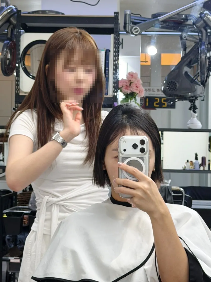 미용실 대기 공간