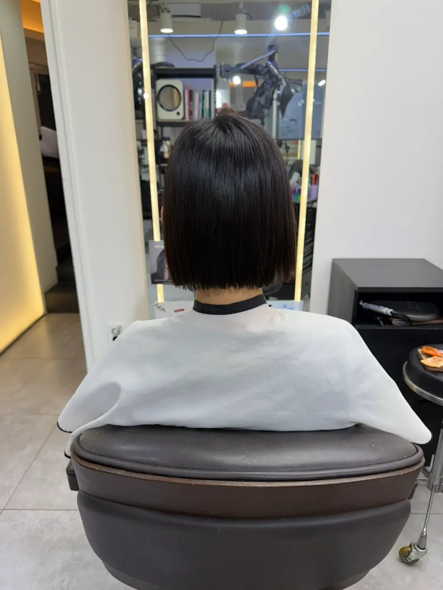 단발 말리는 방법 안내
