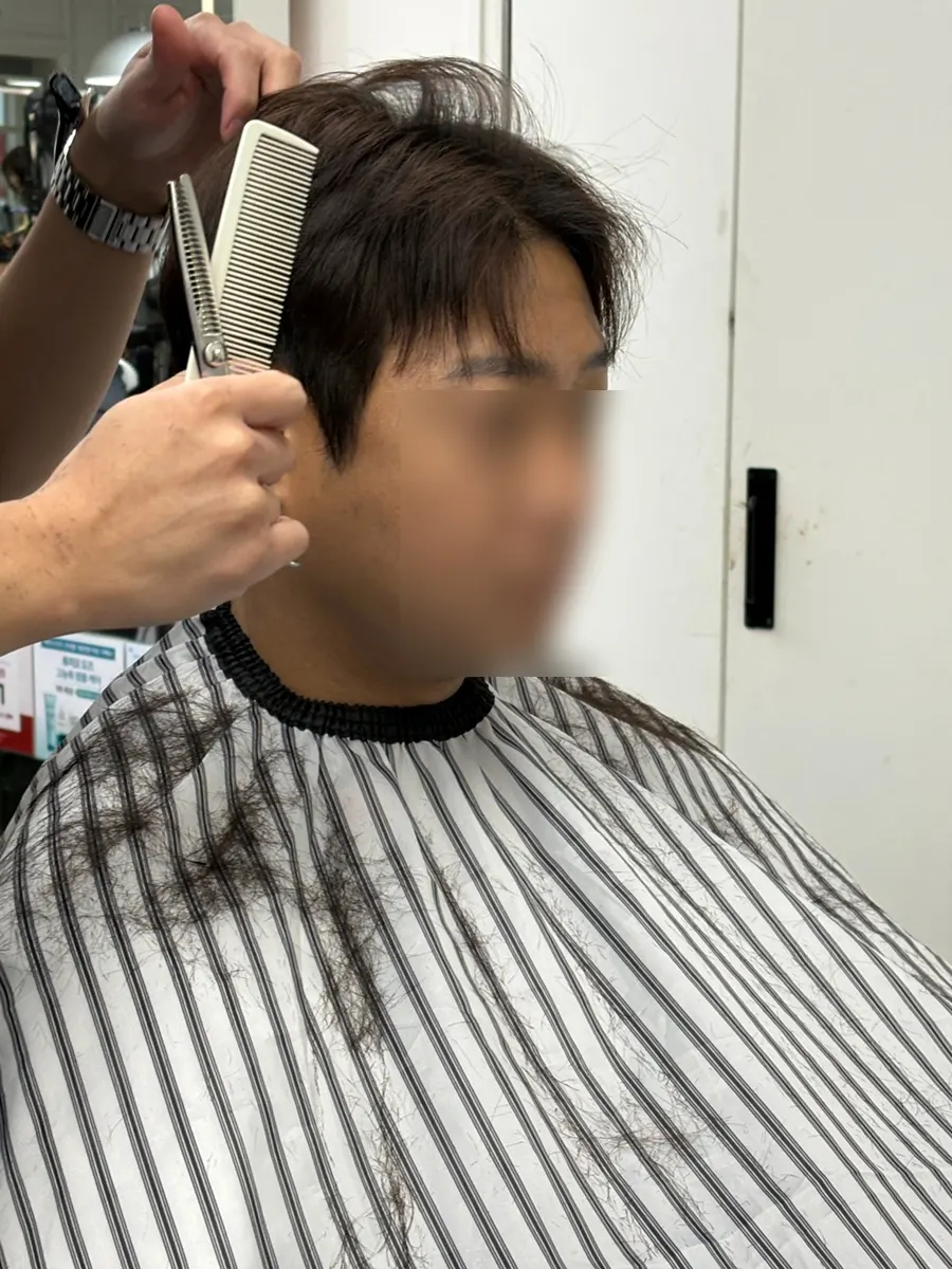 시술 중 제공된 커피 사진