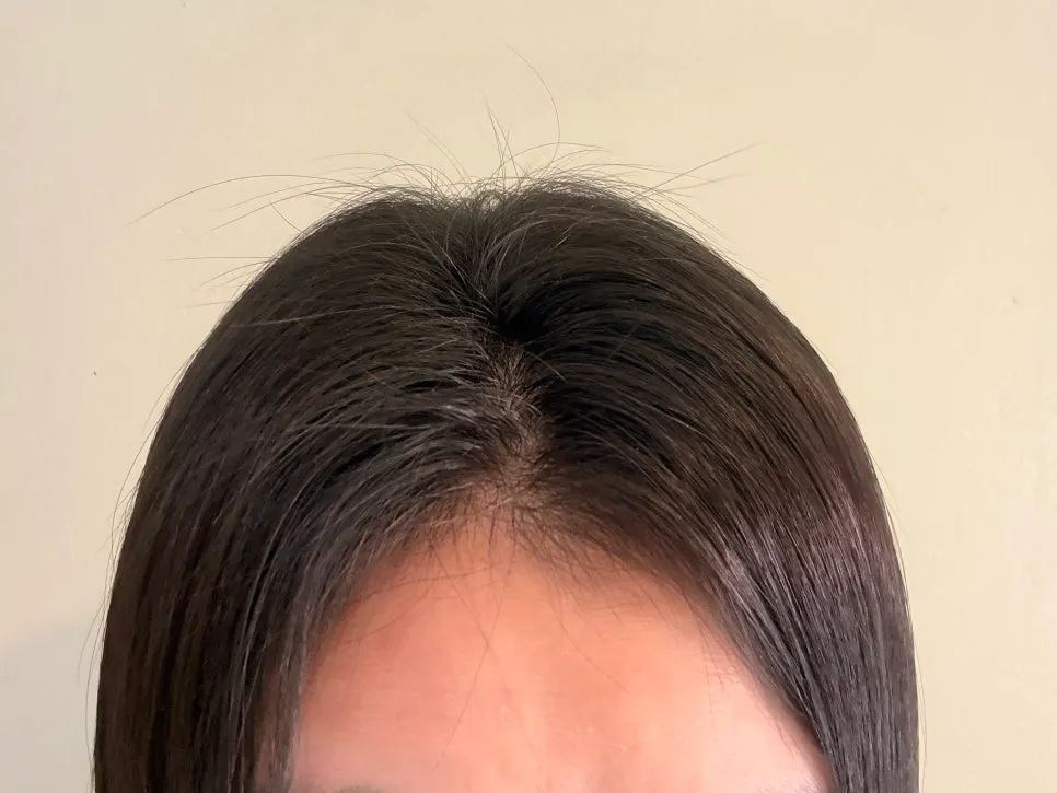 뿌리 곱슬과 부스스함 고민 문맥 이미지
