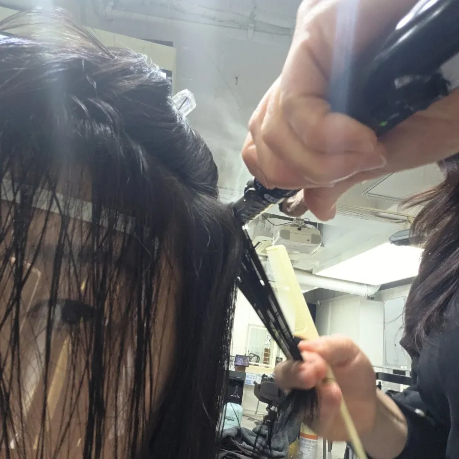Root perm rods secured on the crown