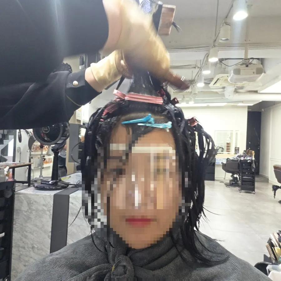 Applying perm solution separately to damaged sections