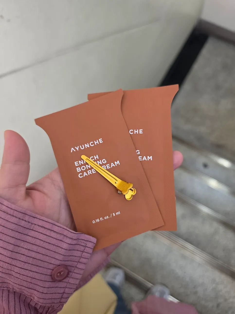 셀프 스타일링용 집게핀과 트리트먼트