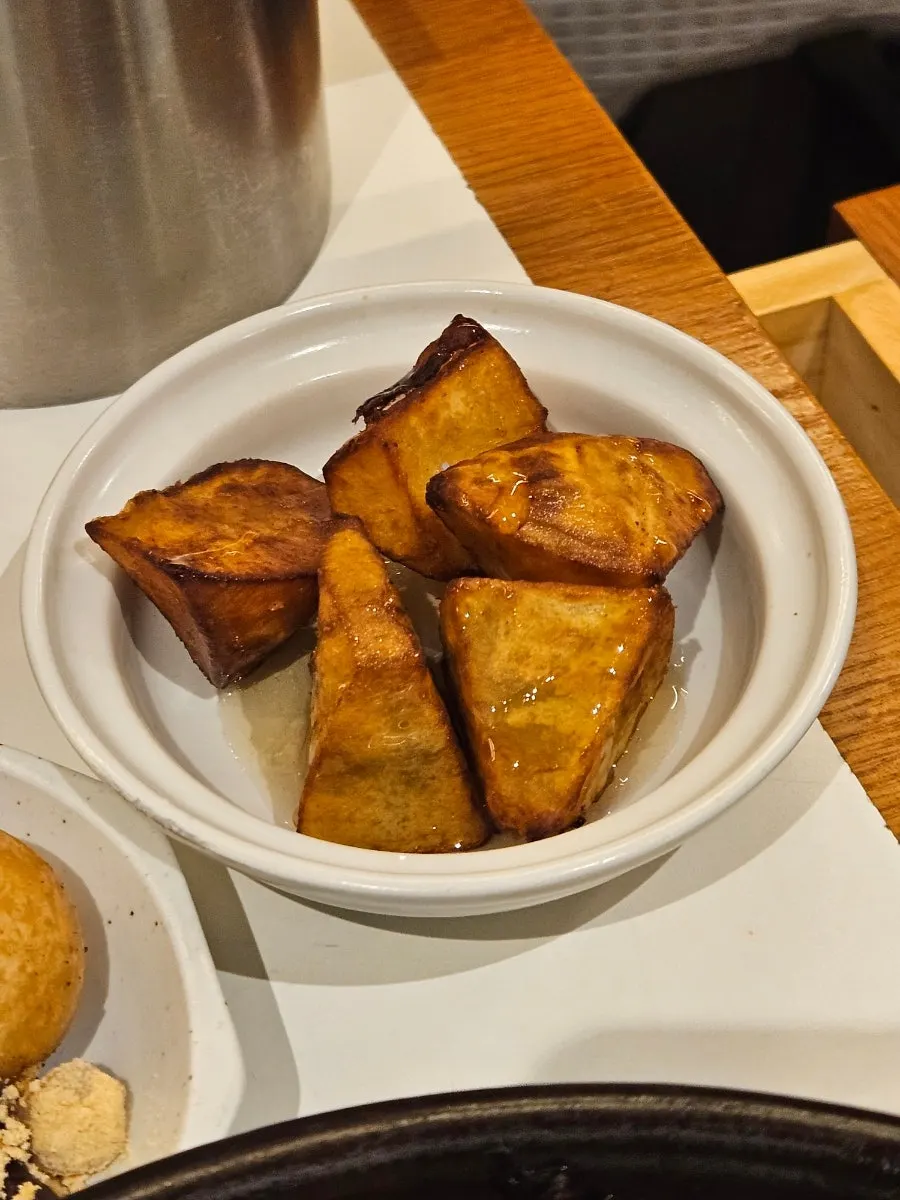 Sweet potato mattang received through the review event