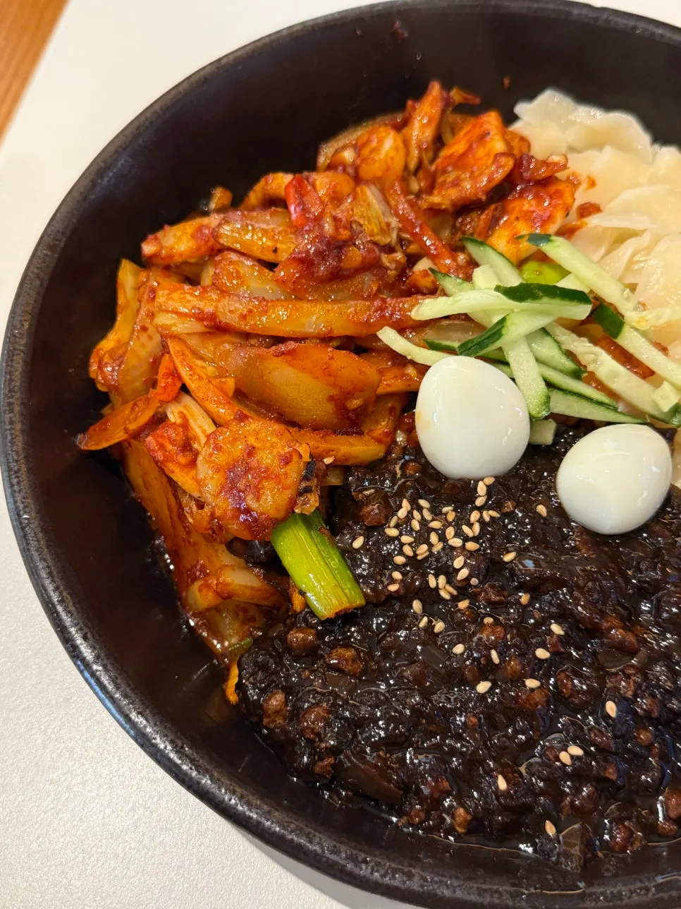 비비기 전 서담헌 도삭면 삼짜면