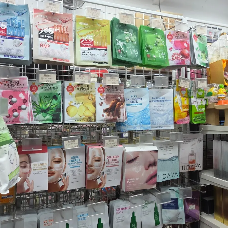 Product shelf at On Saenghwal