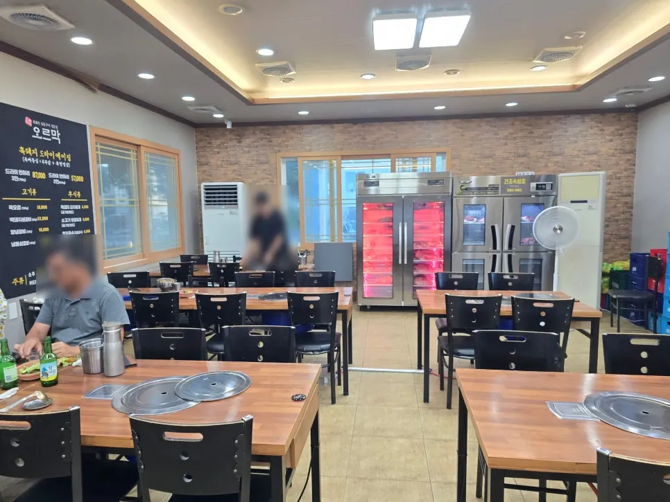 드라이에이징 흑돼지 세트 접시
