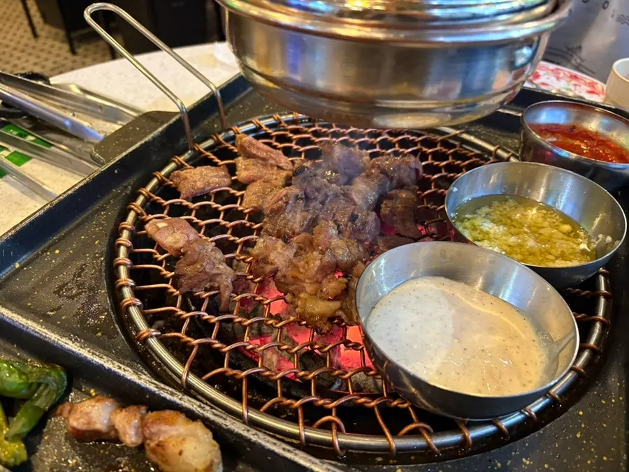 대정마늘 양념을 두른 갈매기살 마농살