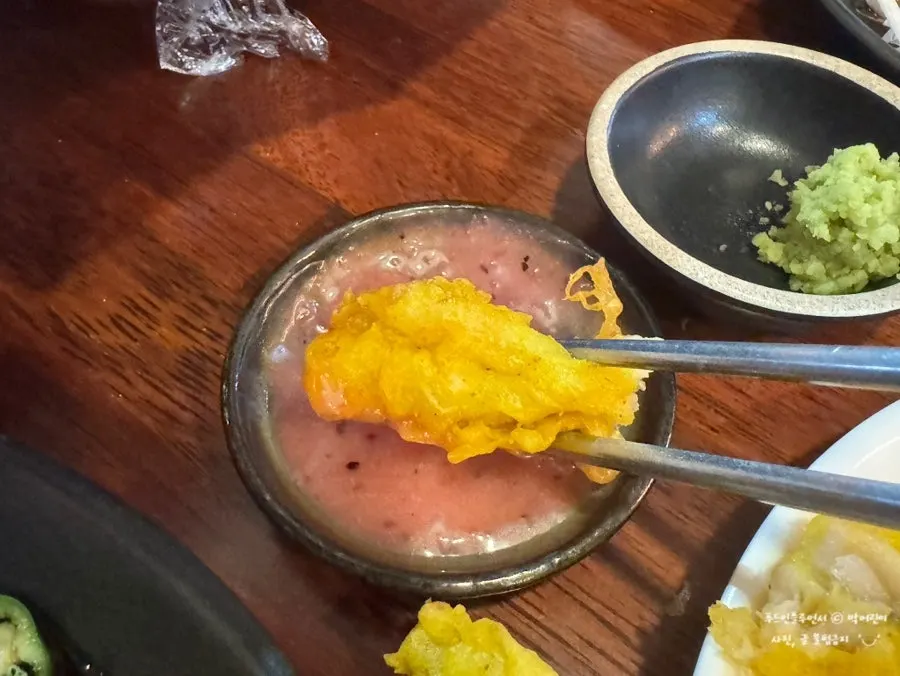 제주 해산물 모둠회 한 접시
