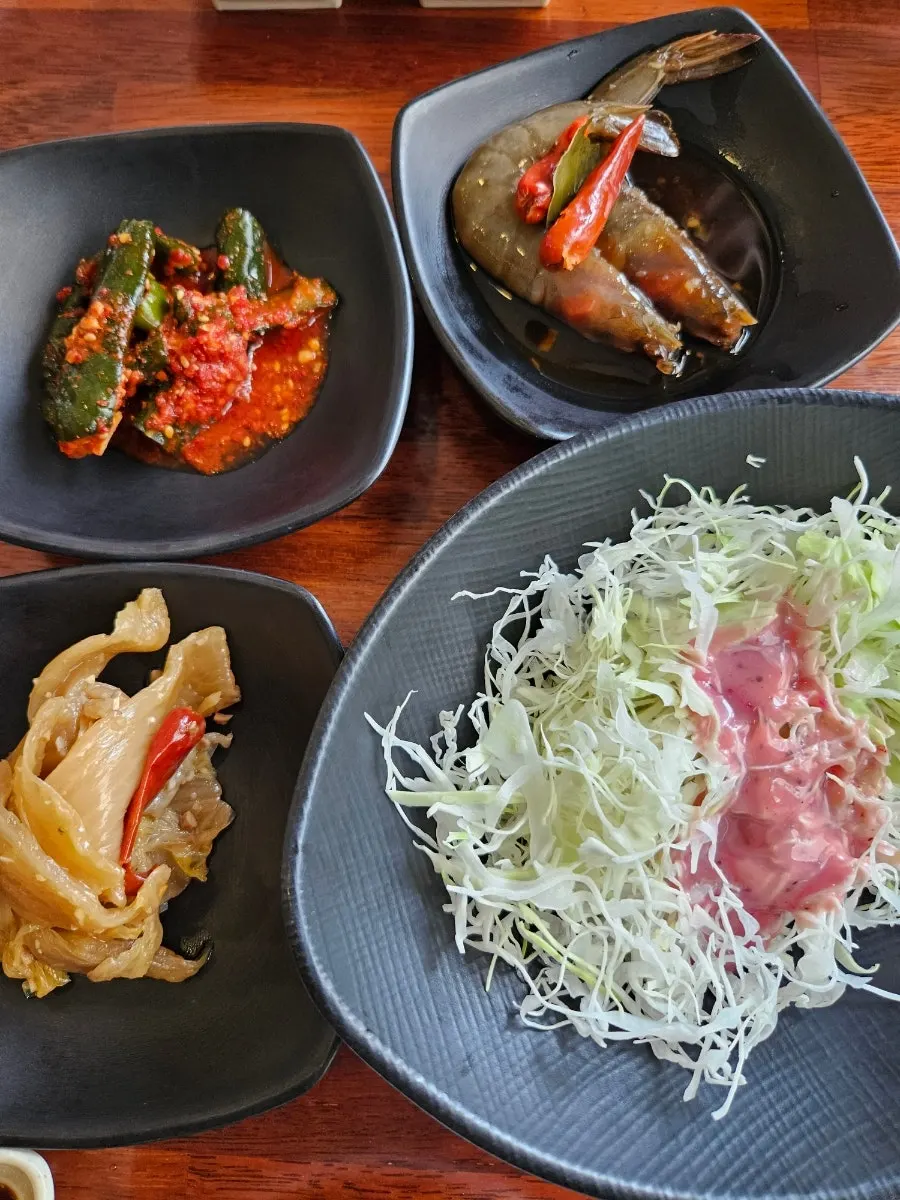 Set menu guide at Tamra Hansang
