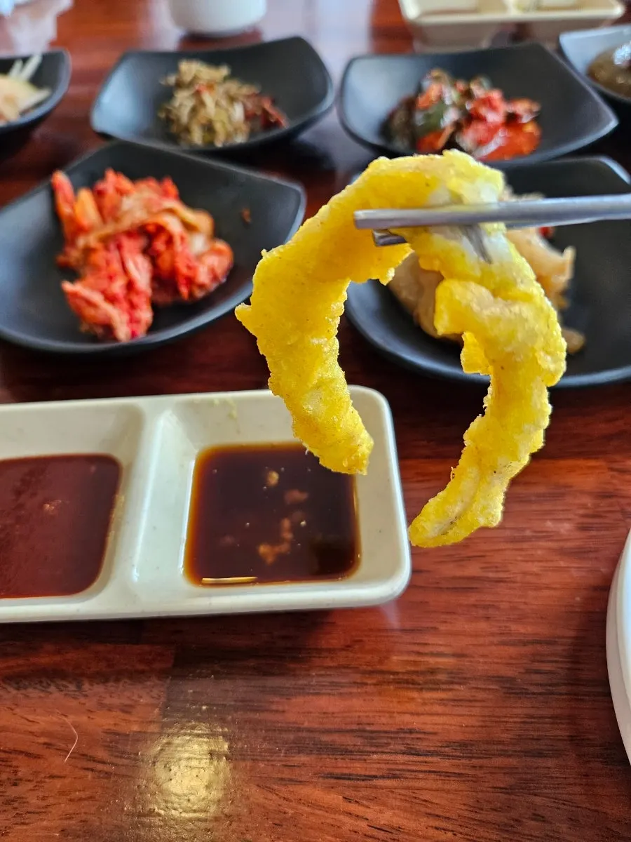 Freshly fried cutlassfish
