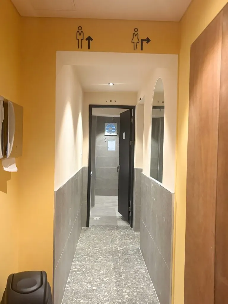 Kkoko Land restroom with a sink in every stall