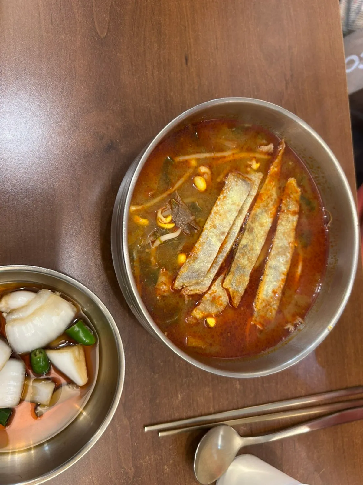 육전국밥 서교점에서 주문한 국밥 한 상