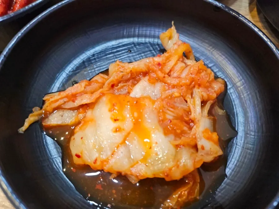 Perilla leaf pickles requested separately