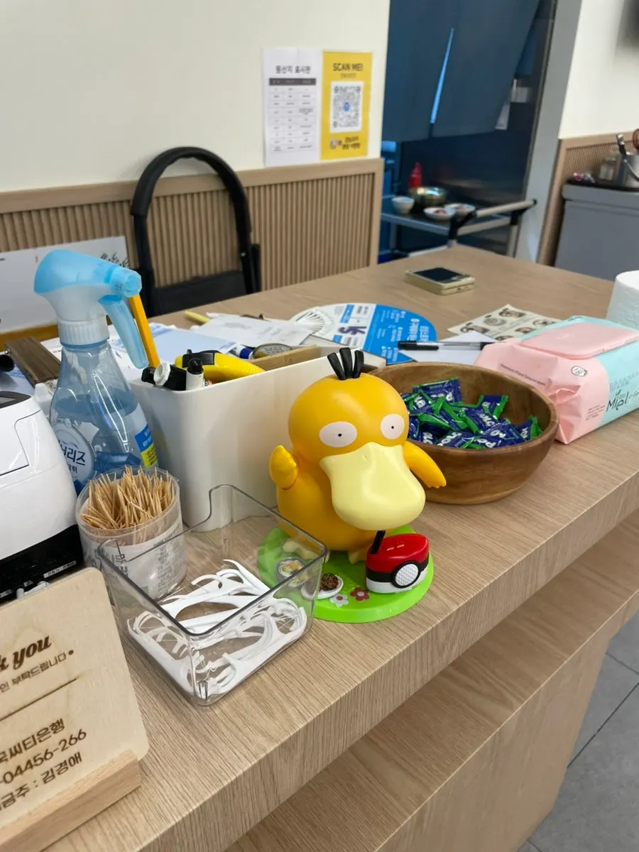 식사 후 이용 가능한 비치용품 관련 사진