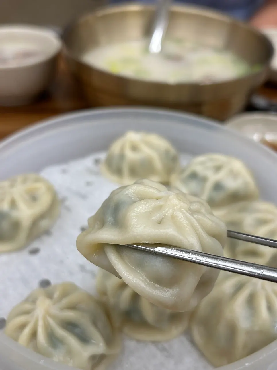 Thin-skinned gyoja dumplings