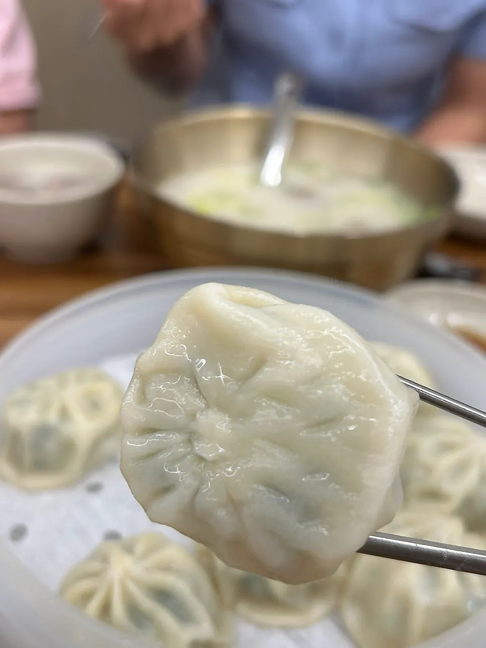 Well-filled gyoja dumplings
