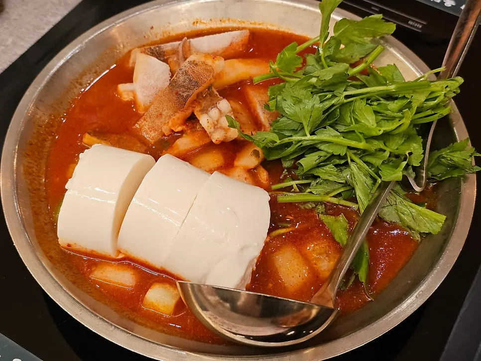 오징어순두부전골 1인분