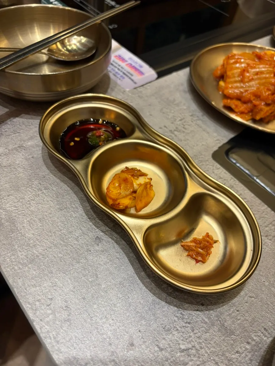 옥된장 서현점 메뉴판 뒷장