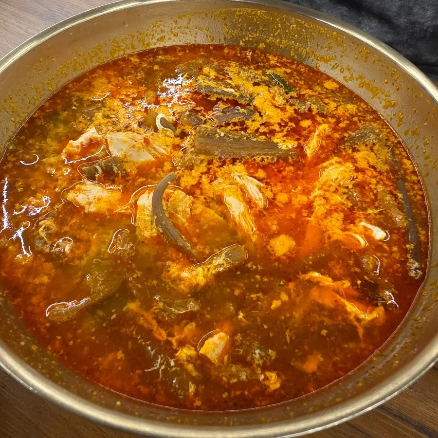 Dakgaejang with chicken