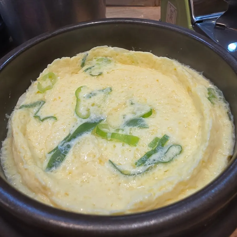매운갈비찜과 곁들이는 계란찜