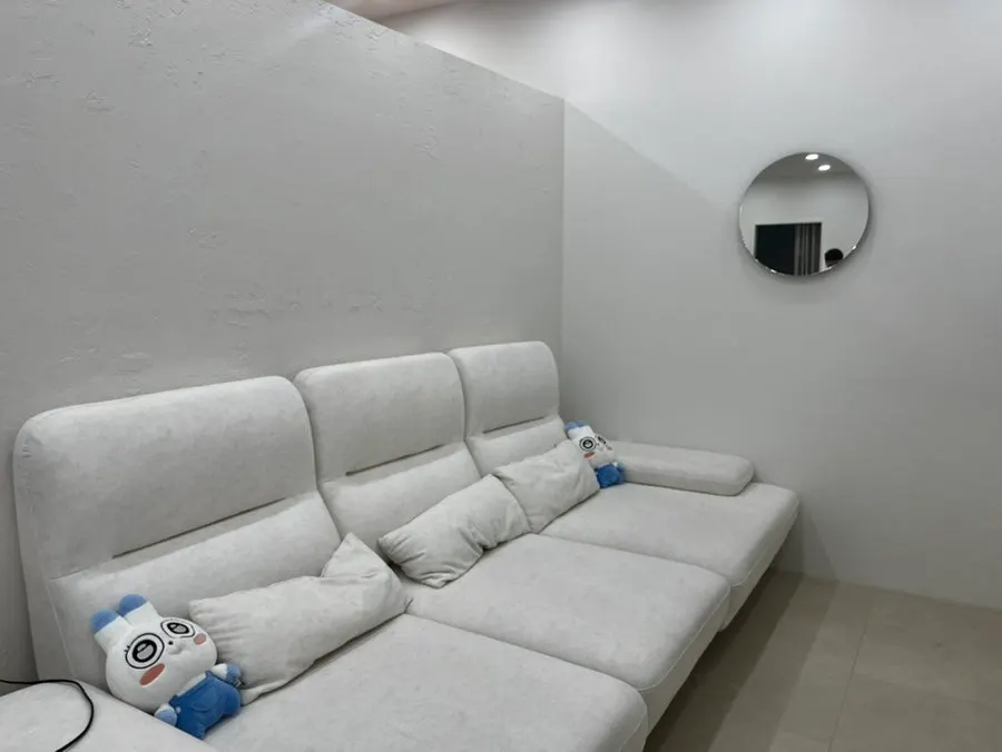 Spacious, clean interior of the center