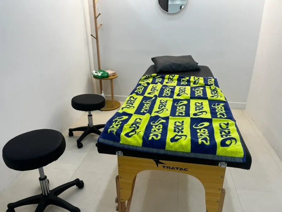 Radio-frequency care applied to the neck and shoulders