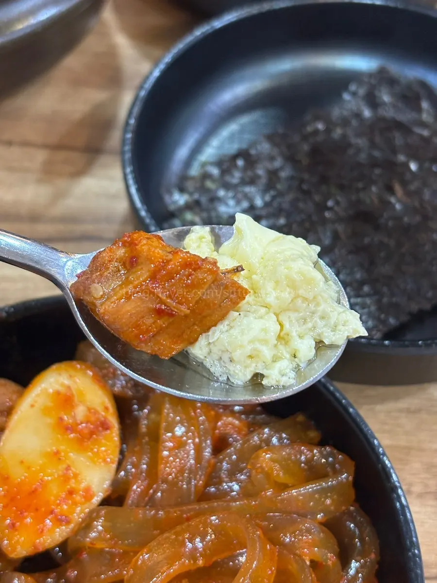 갈비찜 다양한 조합