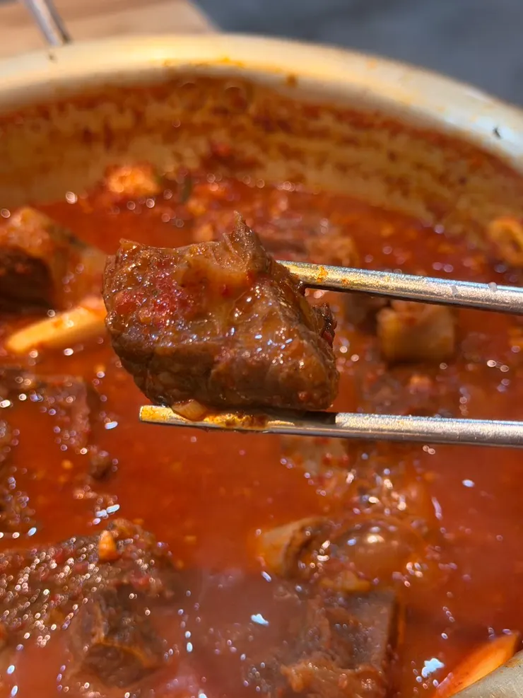 Garlic-loaded galbijjim sauce