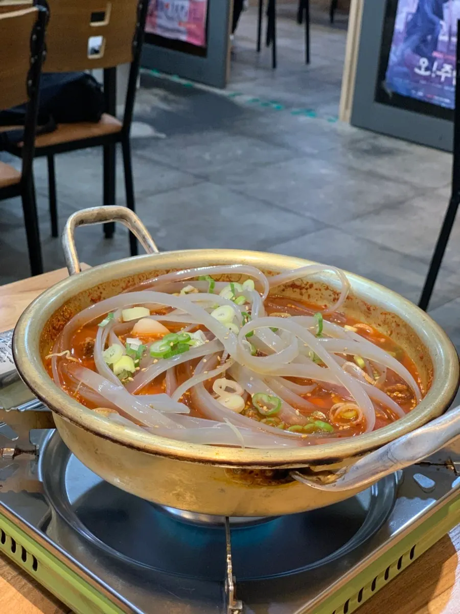 매운소갈비찜 2인분과 계란찜 한 상