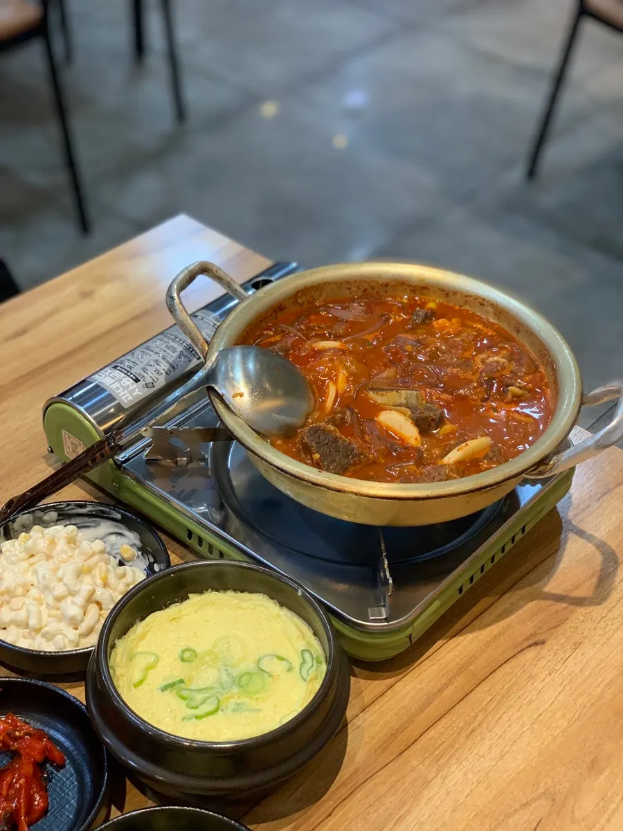 순한맛으로 주문한 매운소갈비찜