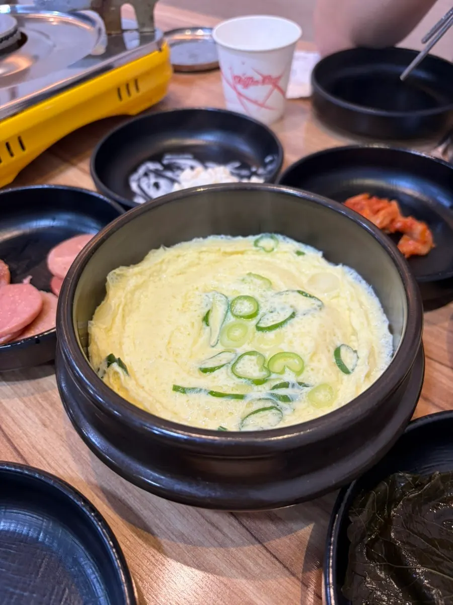추가 주문한 계란찜