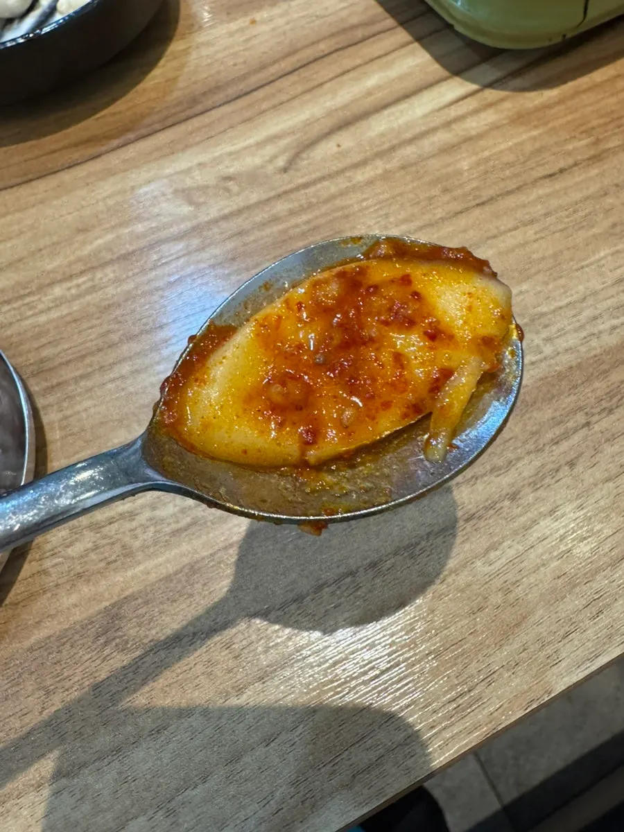 갈비찜 속 쫀득한 떡국 떡