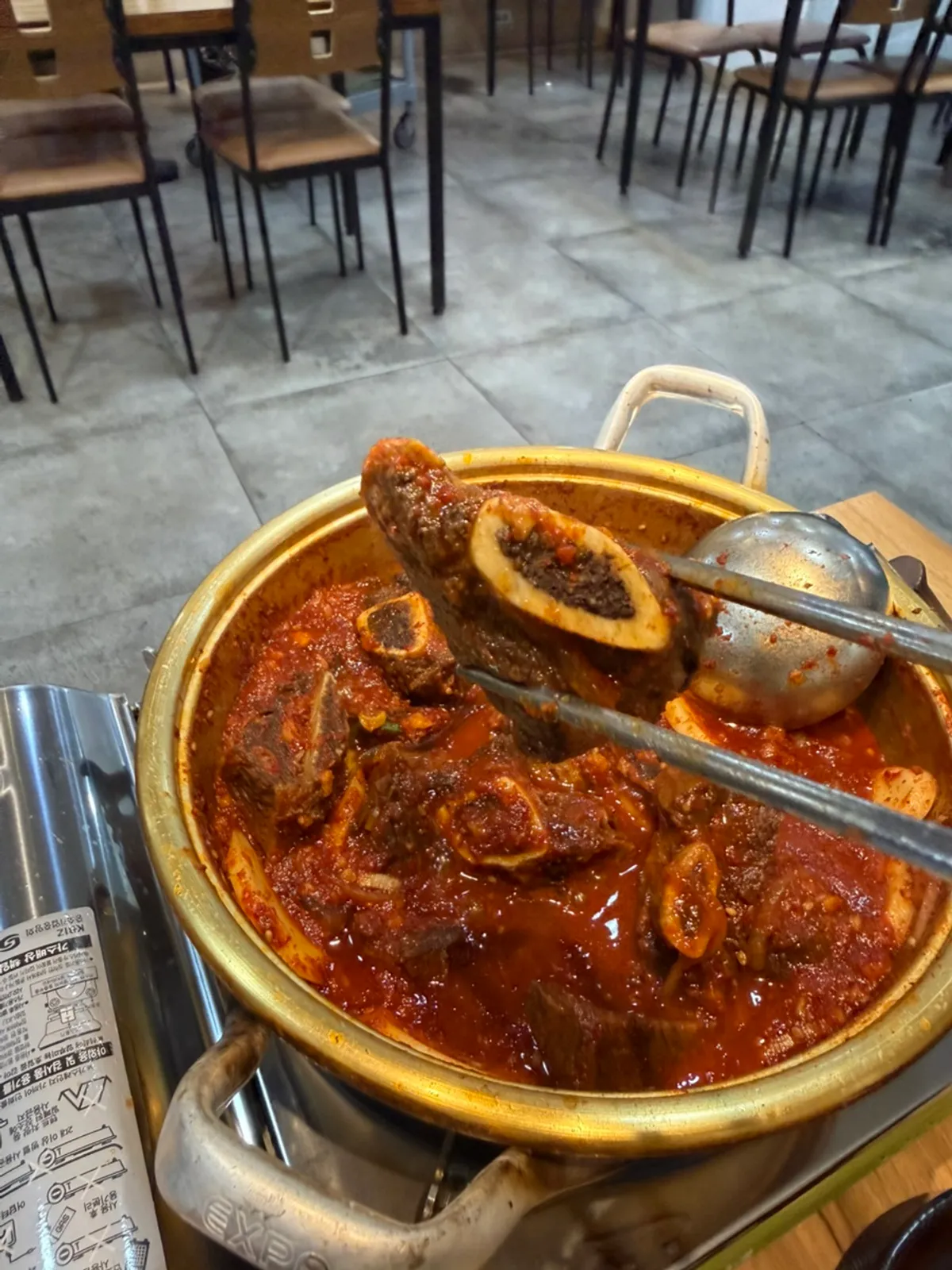 Close-up of a large chunk of beef short rib meat