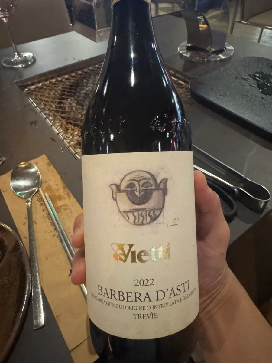 Label of Vietti Barbera d'Asti Trevìe 2022