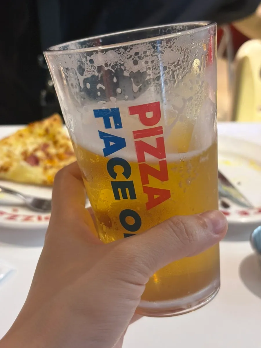 Second glass of draft beer ordered