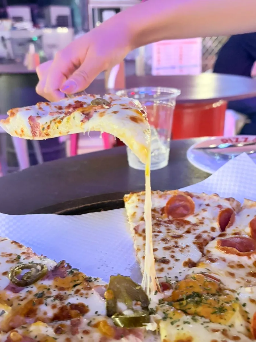 Pizza crust with added cheese crust