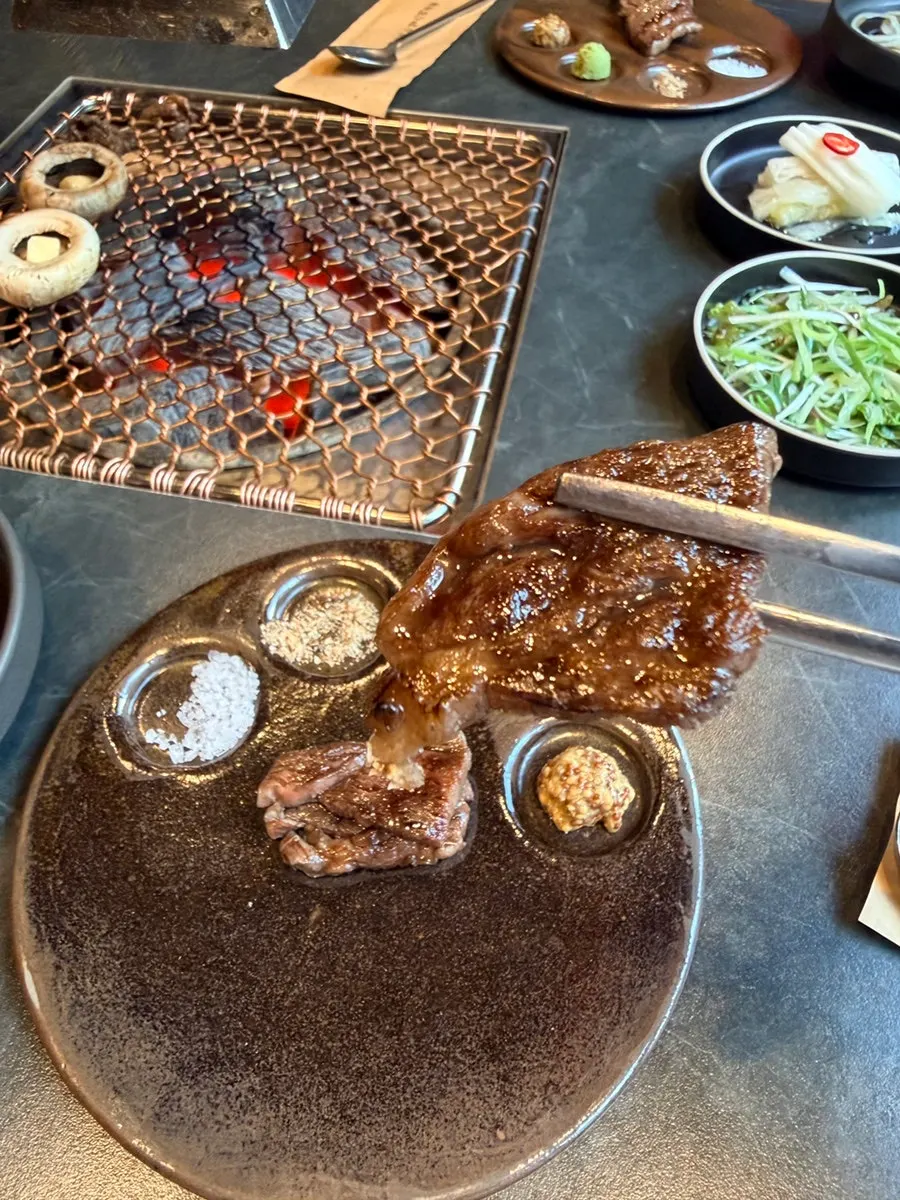 소금에 찍어 먹는 성화등심