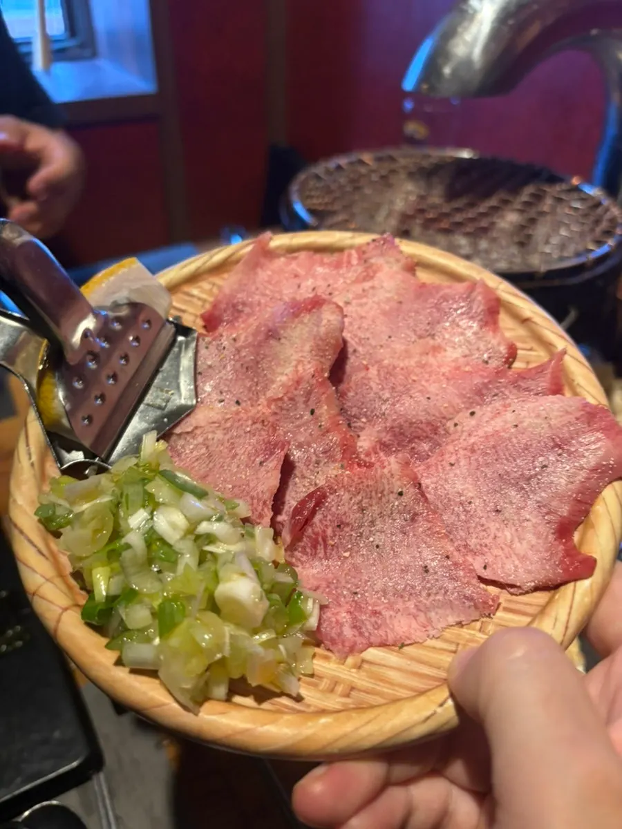 Korean beef tongue dish
