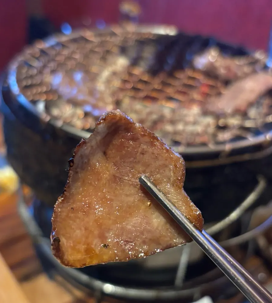 Korean beef tongue with lemon