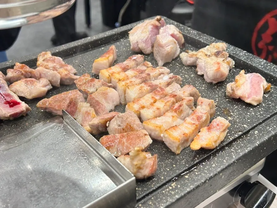 하남돼지집 석계점 명이나물과 쌈장