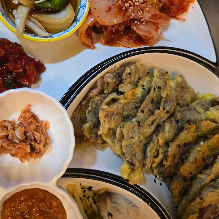 소고기 육전 접시