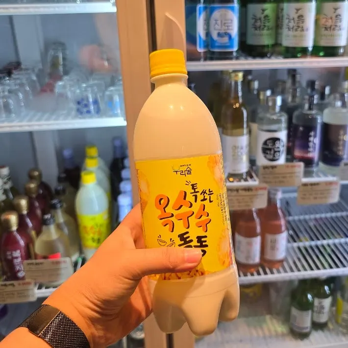 홍시에서 마신 옥수수막걸리
