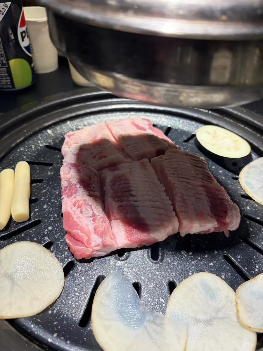Unmarinated jangin galbi meat