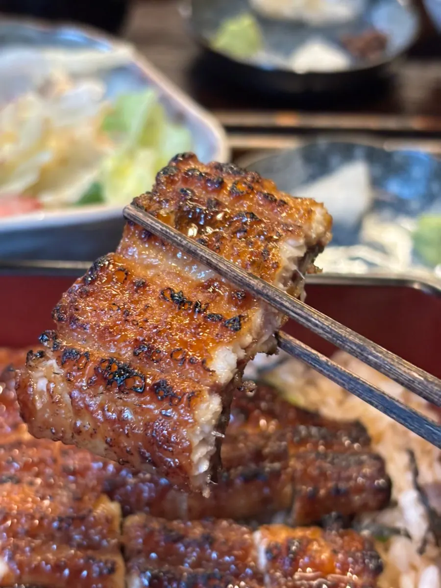Eel rice bowl meal for a special day